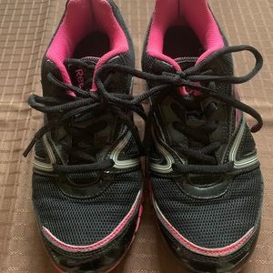 Black and pink Reebok